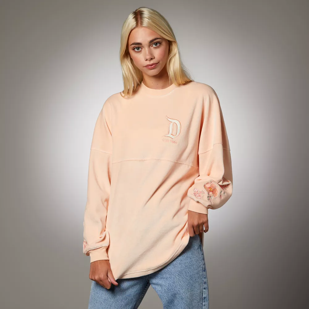 Disneyland Resort Sweat Spirit Jersey Pink Floral Pour Adultes 3 Disneyland Resort Sweat Spirit Jersey Pink Floral Pour Adultes – Image 3