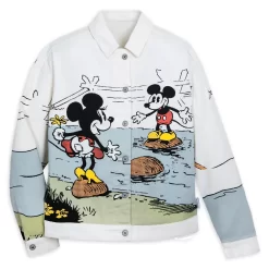 Disneyland Her Universe Veste En Jean Mickey Et Minnie Style BD Pour Femmes