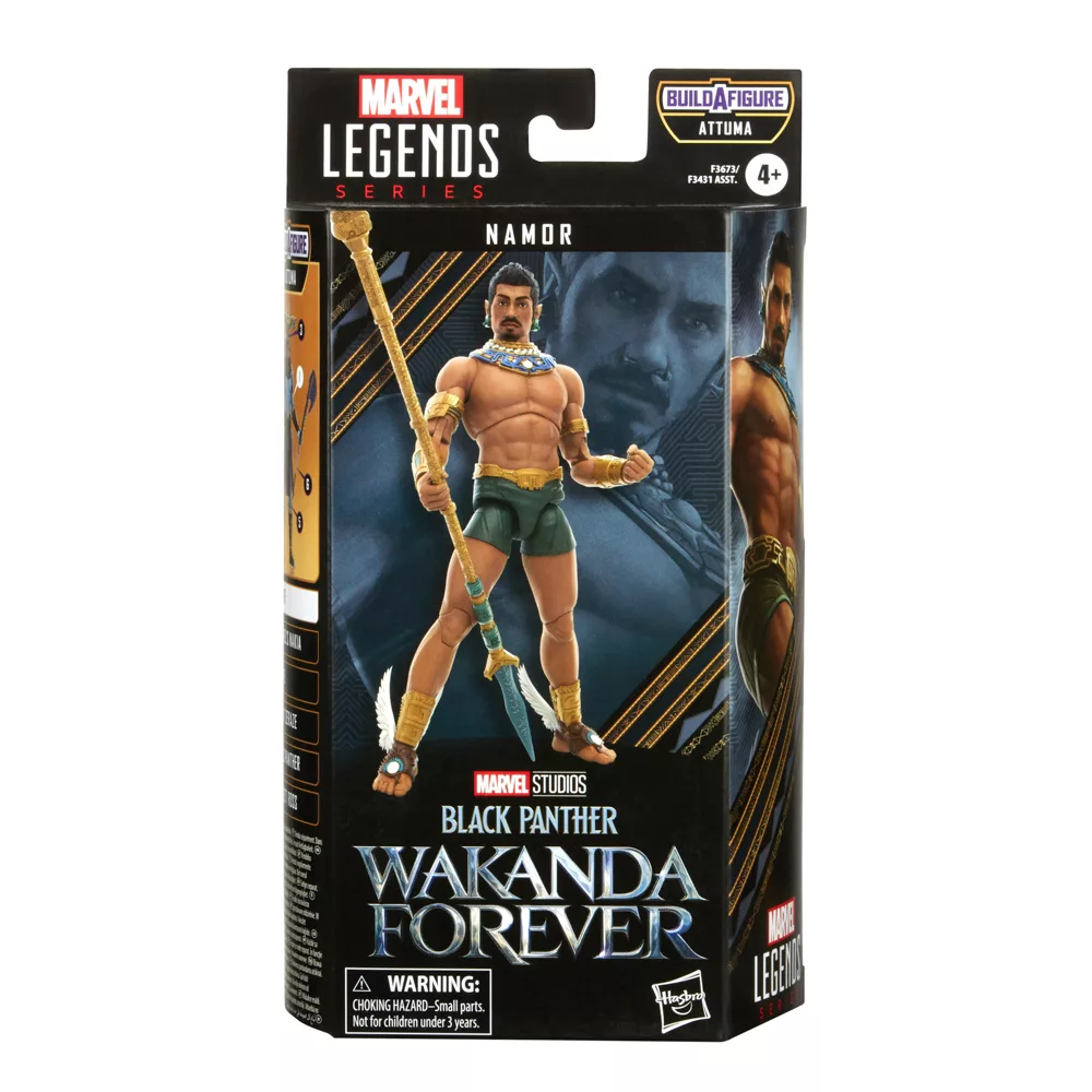Hasbro Figurine Namor Articulée 15 cm Marvel Legends Series, Black Panther 5 Hasbro Figurine Namor Articulée 15 cm Marvel Legends Series, Black Panther – Image 5