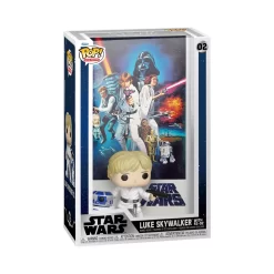 Funko Figurines Luke Skywalker Et R2-D2 Pop! En Vinyle Avec L'affiche Du Film, Star Wars : Un Nouvel Espoir