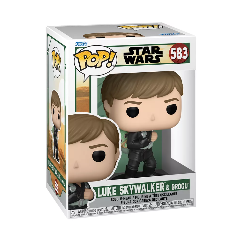Funko Figurine Luke Skywalker Et Grogu Pop! En Vinyle, Star Wars : Le Livre De Boba Fett 2 Funko Figurine Luke Skywalker Et Grogu Pop! En Vinyle, Star Wars : Le Livre De Boba Fett – Image 2