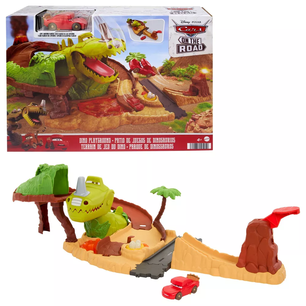 Mattel Terrain De Jeu Dinosaures Disney Pixar Cars : Sur La Route 6 Mattel Terrain De Jeu Dinosaures Disney Pixar Cars : Sur La Route – Image 6