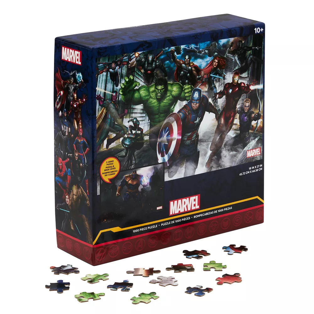Disney Store Puzzle Marvel 1 000 pièces Double Face 1 Disney Store Puzzle Marvel 1 000 pièces Double Face