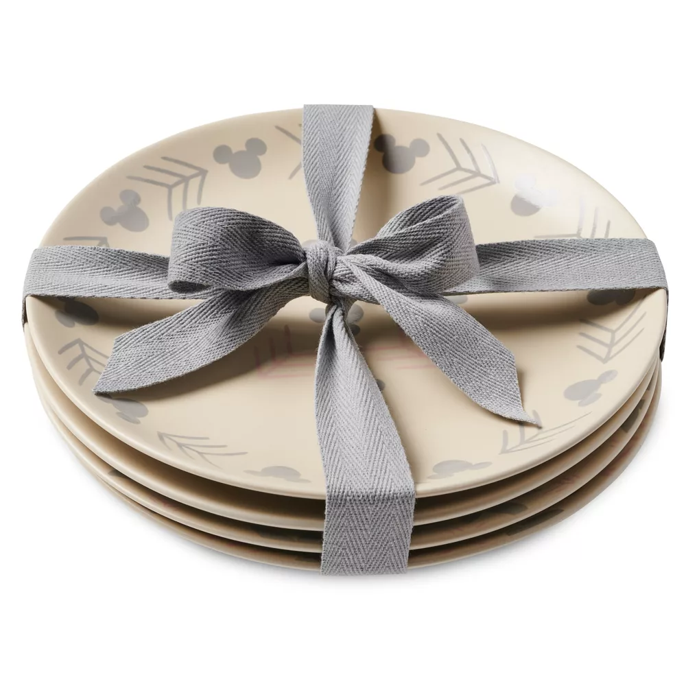 Disneyland Lot De 4 assiettes Mickey Mouse Homestead 3 Disneyland Lot De 4 assiettes Mickey Mouse Homestead – Image 3