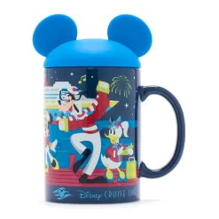 Disney Store Mug Avec Couvercle Mickey Et Ses Amis Disney Cruise Line