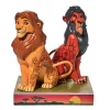 Enesco Figurine Simba Et Scar Fiers Et Fougueux, Le Roi Lion