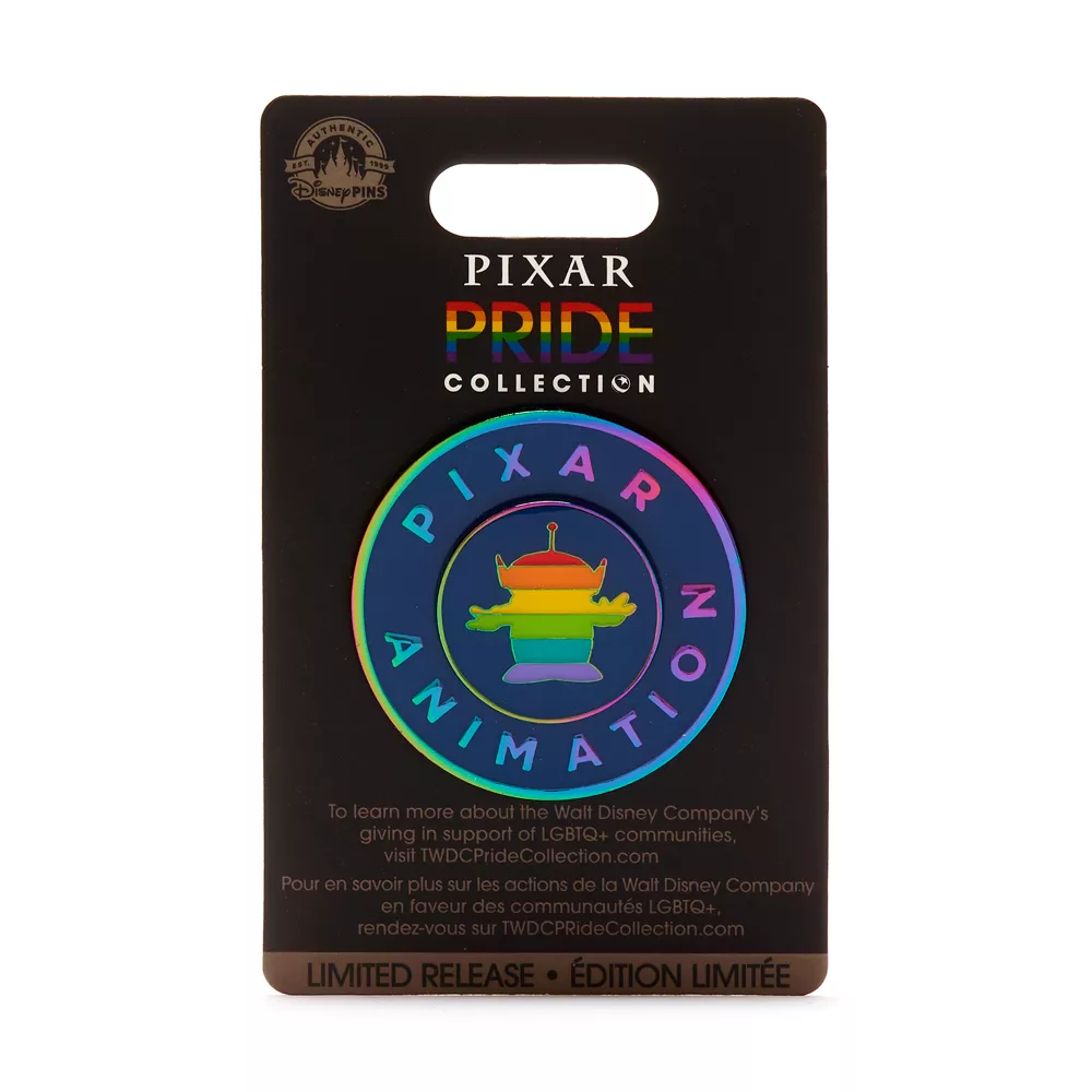 Disney Store Pin's Pride Alien Pixar Animation 2 Disney Store Pin's Pride Alien Pixar Animation – Image 2
