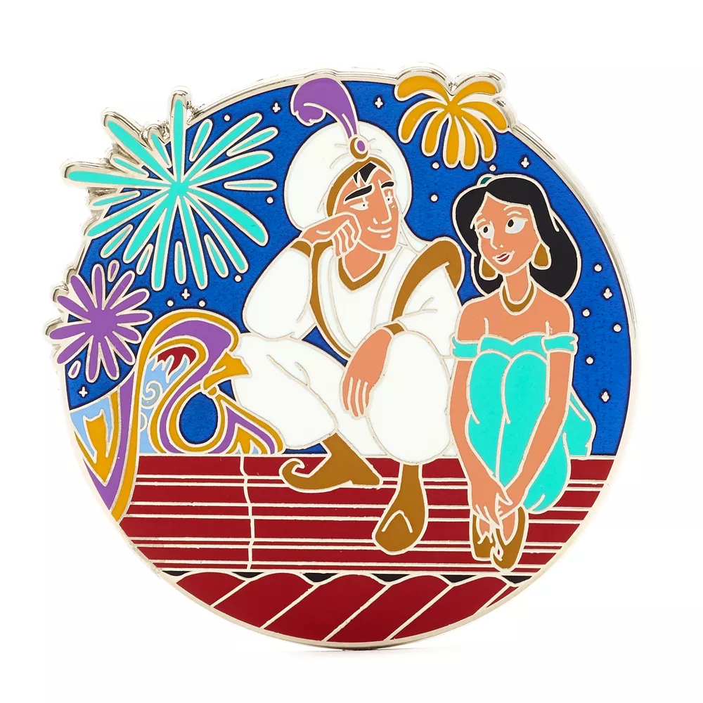 Disney Store Pin's Aladdin Et Princesse Jasmine En édition Limitée, Aladdin 1 Disney Store Pin's Aladdin Et Princesse Jasmine En édition Limitée, Aladdin