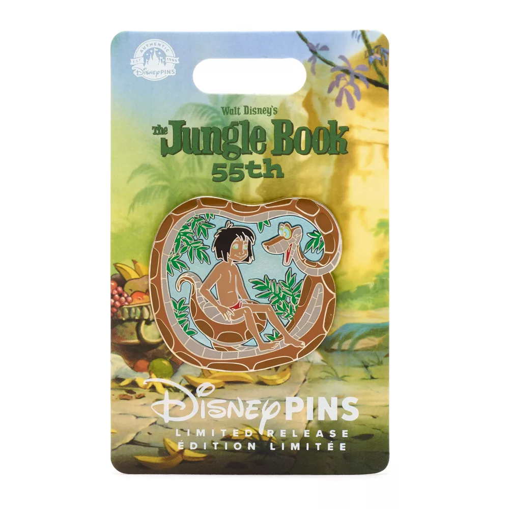 Disney Store Pin's Mowgli Et Kaa 55e anniversaire En édition Limitée, Le Livre De La Jungle 2 Disney Store Pin's Mowgli Et Kaa 55e anniversaire En édition Limitée, Le Livre De La Jungle – Image 2