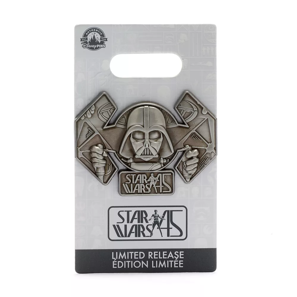 Disney Store Pin's Dark Vador Star Wars 45e anniversaire En édition Limitée 2 Disney Store Pin's Dark Vador Star Wars 45e anniversaire En édition Limitée – Image 2