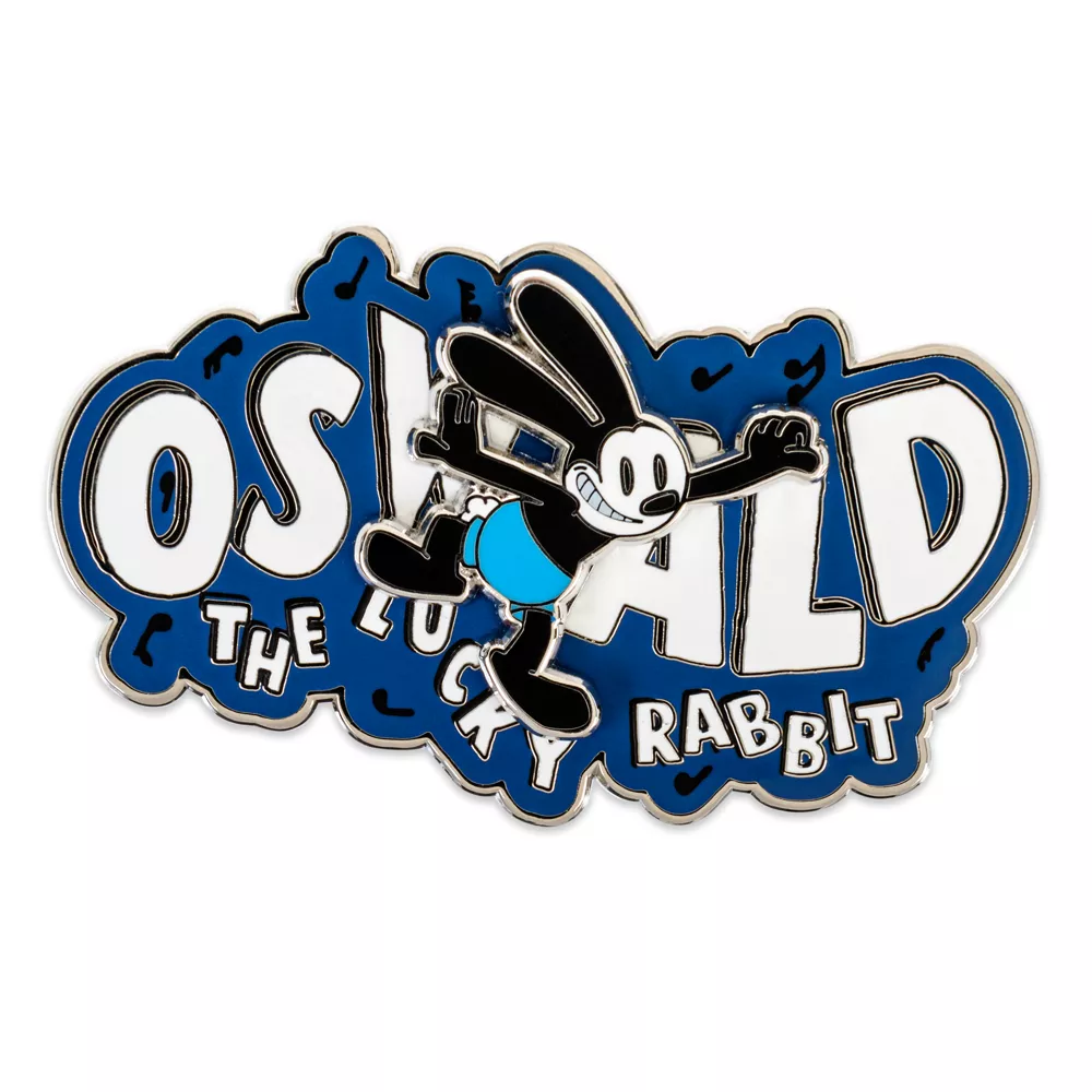 Pin's Oswald Le Lapin Chanceux Avec Logo Disney100 1 Pin's Oswald Le Lapin Chanceux Avec Logo Disney100