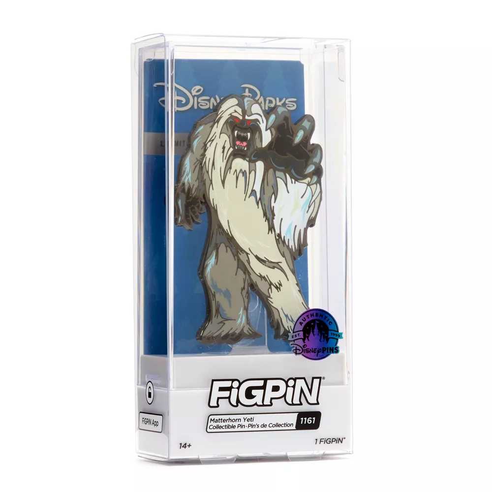 Disneyland Pin's FiGPiN Yeti Matterhorn, Matterhorn Bobsleds 3 Disneyland Pin's FiGPiN Yeti Matterhorn, Matterhorn Bobsleds – Image 3